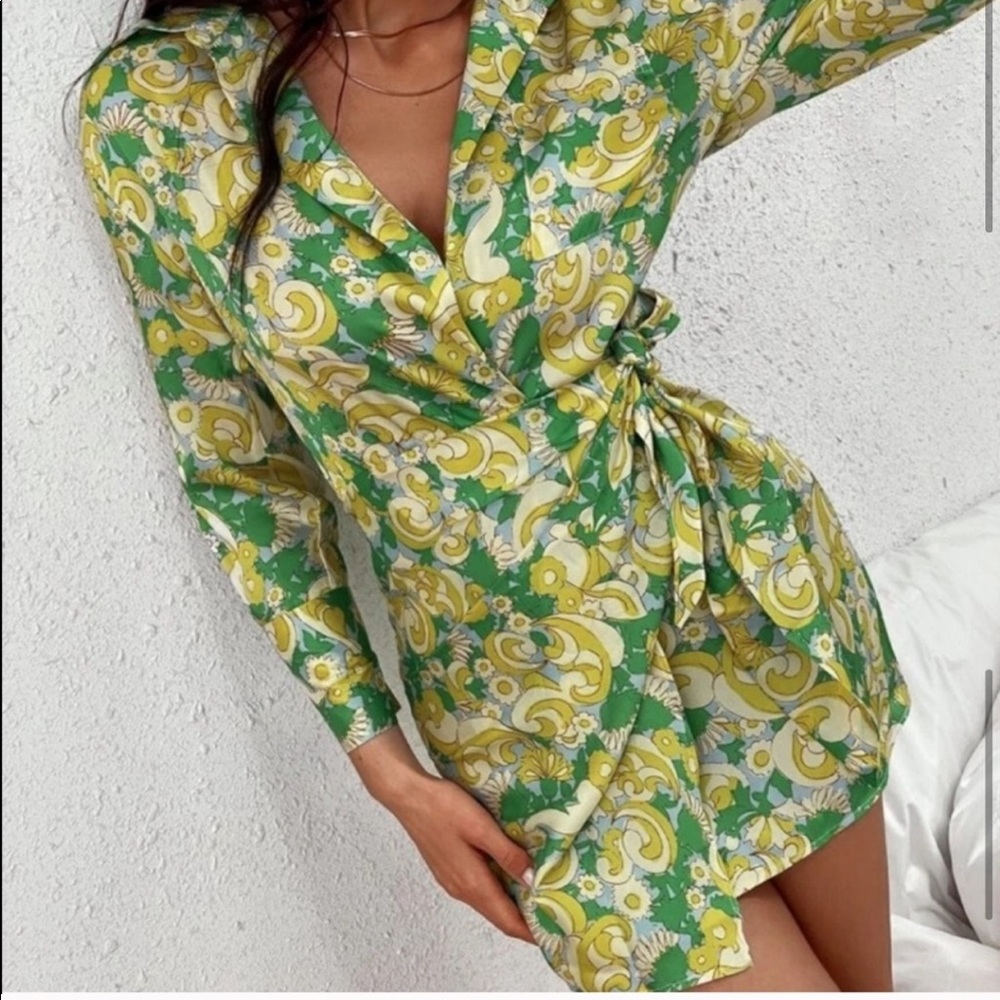 Zara printed dress with headband blogger fav - Picture 9 of 12